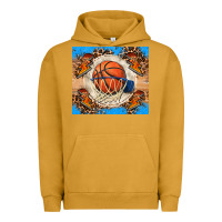 Pigment Peanut Butter basketball Urban Hoodie - FaDigitalArtStudio