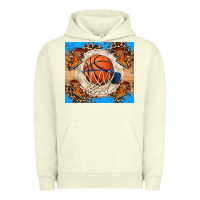 Pigment Pistachio basketball Urban Hoodie - FaDigitalArtStudio