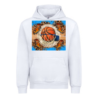 White basketball Urban Hoodie - FaDigitalArtStudio