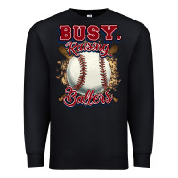 Black Busy raising ballers Premium Sweatshirt - HowdyJamesFarm