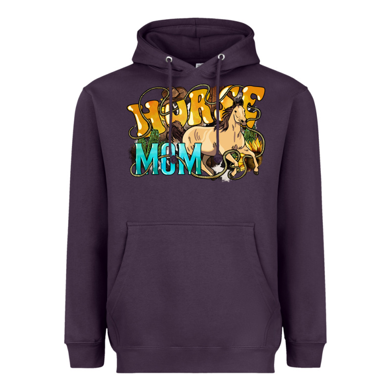 Horse Mom Rope Heavyweight Hoodie by HowdyJamesFarm | Teevron
