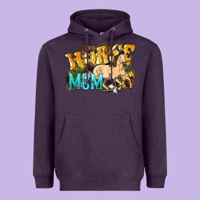 Horse Mom Rope Heavyweight Hoodie Designed By Howdyjamesfarm