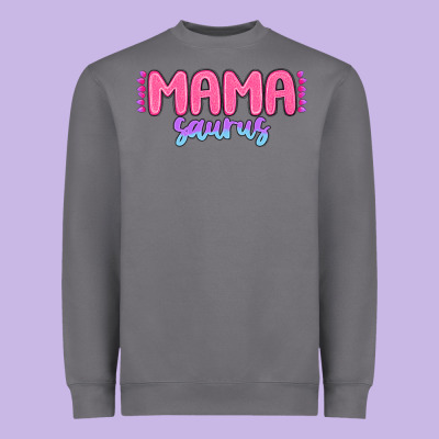 Mama Saurus Heavyweight Sweatshirt Designed By Maliassmallbusiness