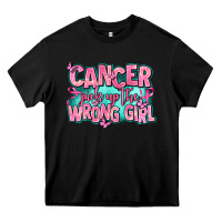 Black cancer pick up the wrong girl Heavy Core Tee - AdoDesignShop
