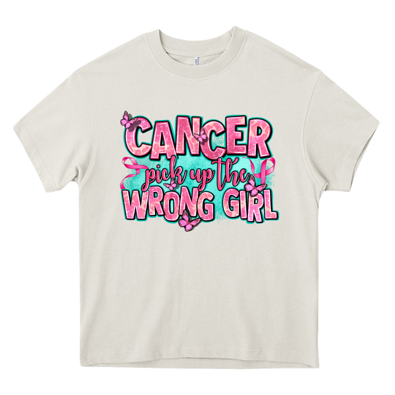 Cancer Pick Up The Wrong Girl Heavy Core Tee by AdoDesignShop | Teevron
