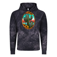 Cloud Black serape and sunflower cactus Vintage Hoodie - Jasminsmagicworld