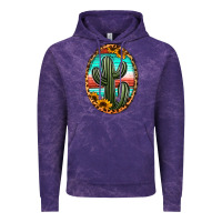Cloud Purple serape and sunflower cactus Vintage Hoodie - Jasminsmagicworld