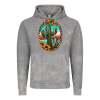 Cloud Rock serape and sunflower cactus Vintage Hoodie - Jasminsmagicworld