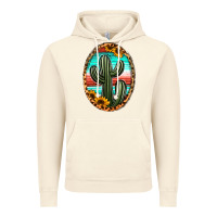 Vintage Artic serape and sunflower cactus Vintage Hoodie - Jasminsmagicworld