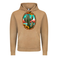 Vintage Camel serape and sunflower cactus Vintage Hoodie - Jasminsmagicworld