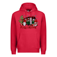 Cardinal merry christmas gnome caravan Premium Hoodie - JahusDesignShop