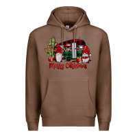 Chestnut merry christmas gnome caravan Premium Hoodie - JahusDesignShop
