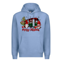 Colony Blue merry christmas gnome caravan Premium Hoodie - JahusDesignShop