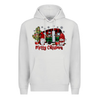 Dove Grey merry christmas gnome caravan Premium Hoodie - JahusDesignShop