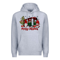 Heather Grey merry christmas gnome caravan Premium Hoodie - JahusDesignShop