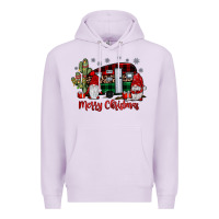 Lilac merry christmas gnome caravan Premium Hoodie - JahusDesignShop