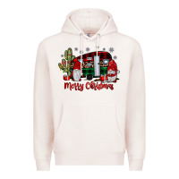 Pale Pink merry christmas gnome caravan Premium Hoodie - JahusDesignShop