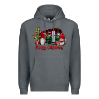 Rock merry christmas gnome caravan Premium Hoodie - JahusDesignShop