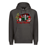 Smoke merry christmas gnome caravan Premium Hoodie - JahusDesignShop