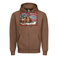 Chestnut christmas is best at the farm Zipper Hoodie - RanaPortraitStore