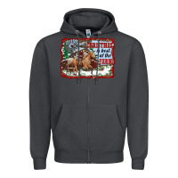 Smoke christmas is best at the farm Zipper Hoodie - RanaPortraitStore