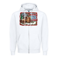 White christmas is best at the farm Zipper Hoodie - RanaPortraitStore