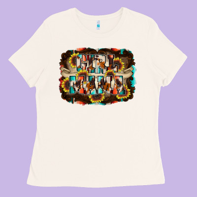 Girl Mama Ladies Tee Designed By Racoondesign