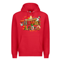 Red cinco de mayo the wax lady Premium Hoodie - CowGirlArtShop