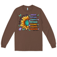 Chestnut you are inspiration Long Sleeve Tee - MaliasSmallBusiness