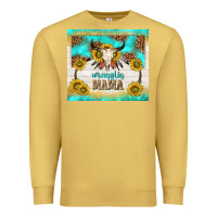 Antique Gold wranglin mama Premium Sweatshirt - TumblerDesignByShophia