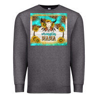 Charcoal Heather wranglin mama Premium Sweatshirt - TumblerDesignByShophia