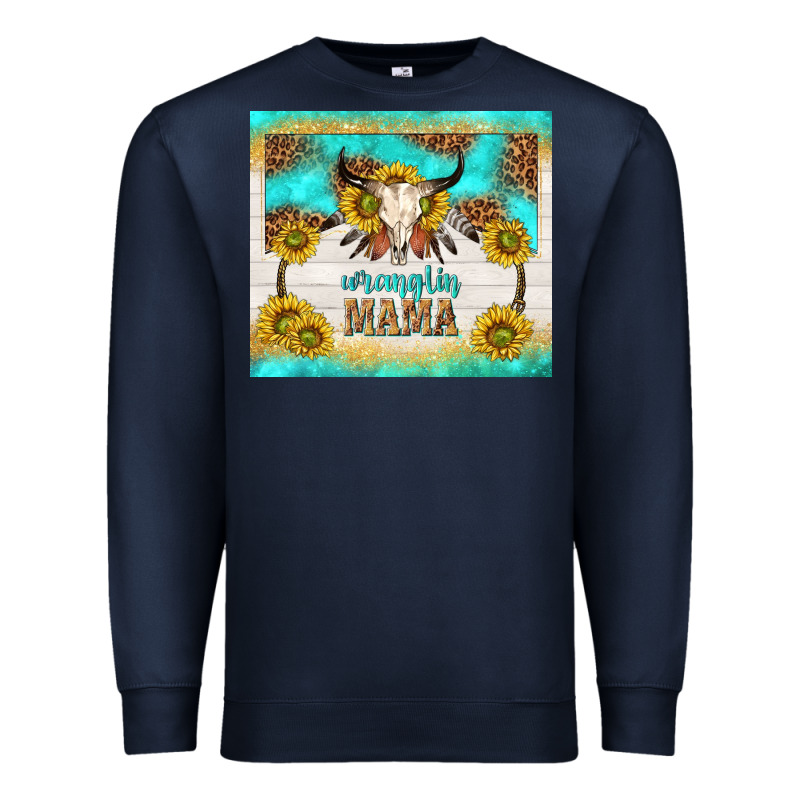 Wranglin Mama Premium Sweatshirt by TumblerDesignByShophia | Teevron