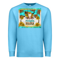 Ocean Blue wranglin mama Premium Sweatshirt - TumblerDesignByShophia