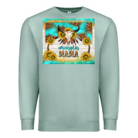 Seafoam wranglin mama Premium Sweatshirt - TumblerDesignByShophia