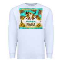 White wranglin mama Premium Sweatshirt - TumblerDesignByShophia