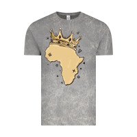 Cloud Rock africa with crown Vintage Tee - MaliasSmallBusiness