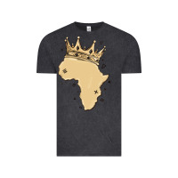 Vintage Black africa with crown Vintage Tee - MaliasSmallBusiness