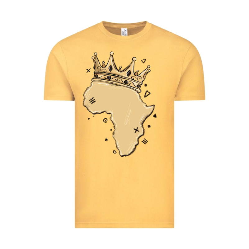 Africa With Crown Vintage Tee by MaliasSmallBusiness | Teevron