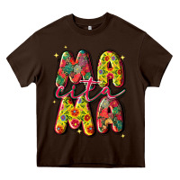 Chocolate Brown mamacita Heavy Core Tee - JahusDesignShop