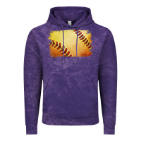 Cloud Purple softball brushstroke Vintage Hoodie - Jasminsmagicworld