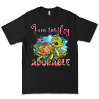 Black i am turtley adorable Premium Tee - AdoDesignShop