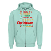 Seafoam Nobody's Walking Out Old Fashioned Family Zipper Hoodie - Bettercallsaul