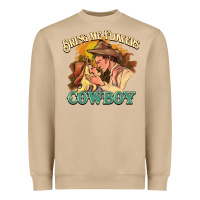 Mushroom bring me flowers cowboy Heavyweight Sweatshirt - NancyCooperArtShop