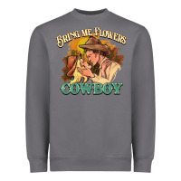Storm bring me flowers cowboy Heavyweight Sweatshirt - NancyCooperArtShop