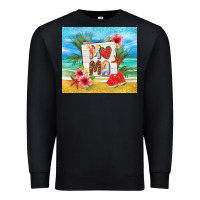 Black summer mama Premium Sweatshirt - TumblerDesignByShophia