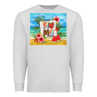 Dove Grey summer mama Premium Sweatshirt - TumblerDesignByShophia