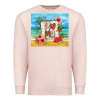Pale Pink summer mama Premium Sweatshirt - TumblerDesignByShophia
