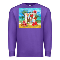 Purple summer mama Premium Sweatshirt - TumblerDesignByShophia