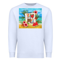 White summer mama Premium Sweatshirt - TumblerDesignByShophia
