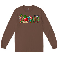 Chestnut christmas teacher Long Sleeve Tee - NancyCooperArtShop
